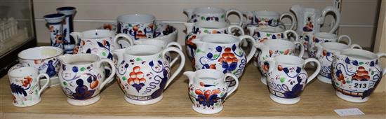 A collection of Swansea lustre pottery